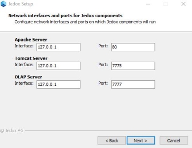Interfaces and ports setup